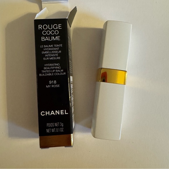 NIB Chanel Rouge Coco Baume in 918 My Rose - Picture 2 of 8